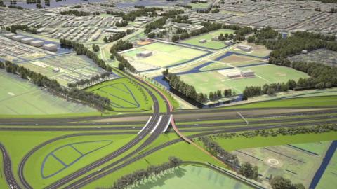 Intro afbeelding voor project: A16 Rotterdam: nieuwe Rijksweg tussen A13 en A16 Rijkswaterstaat