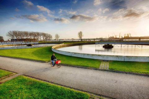 Intro afbeelding voor project: Afvalwaterzuivering Vergulde Hand, hoogheemraadschap van Delfland