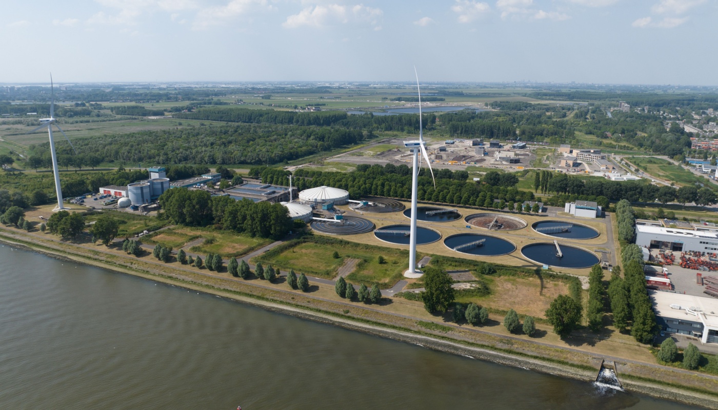 Huidige afvalwaterzuivering hoogheemraadschap van Delfland