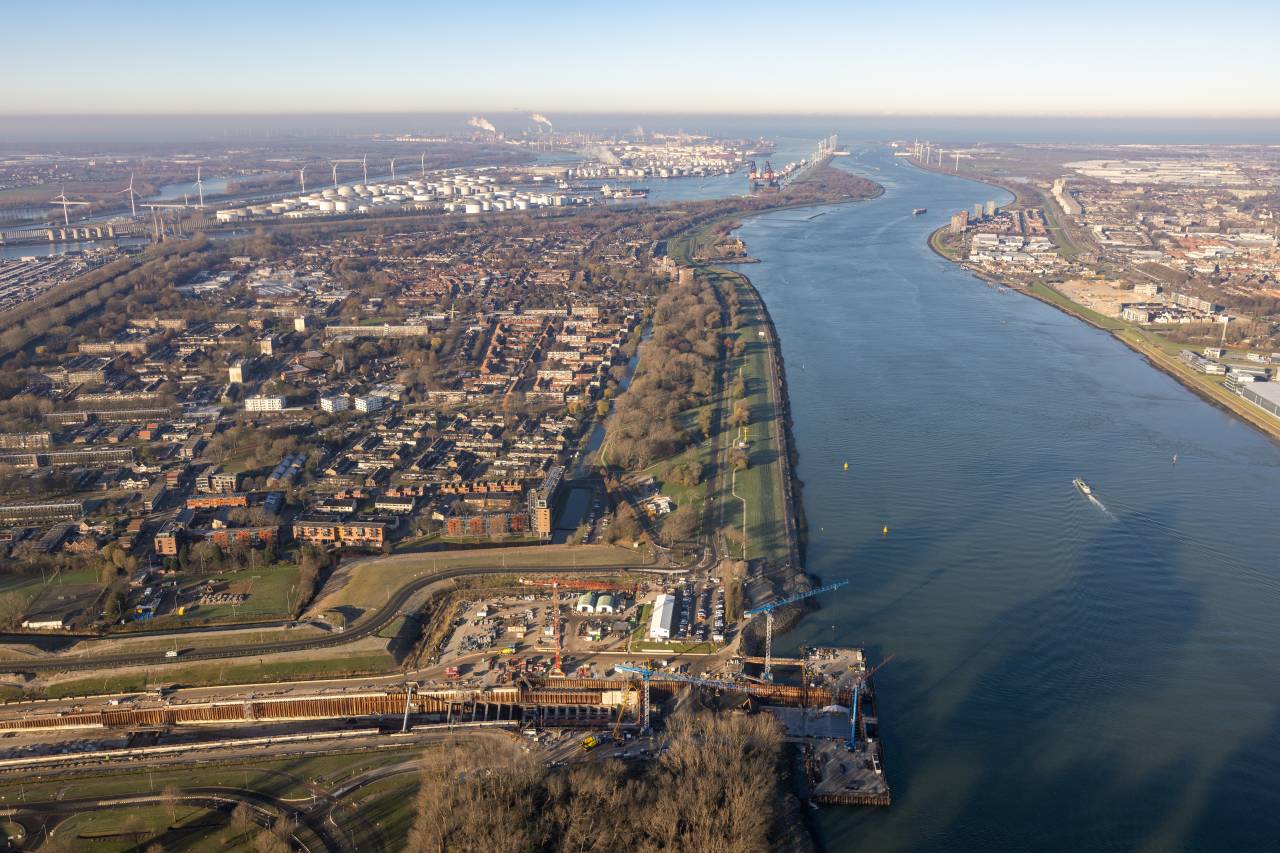 De Blankenburgtunnel is inmiddels in gebruik